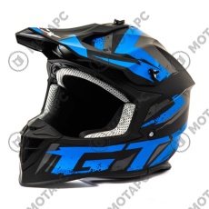 Шлем GTX 633#9 Black/Blue Grey