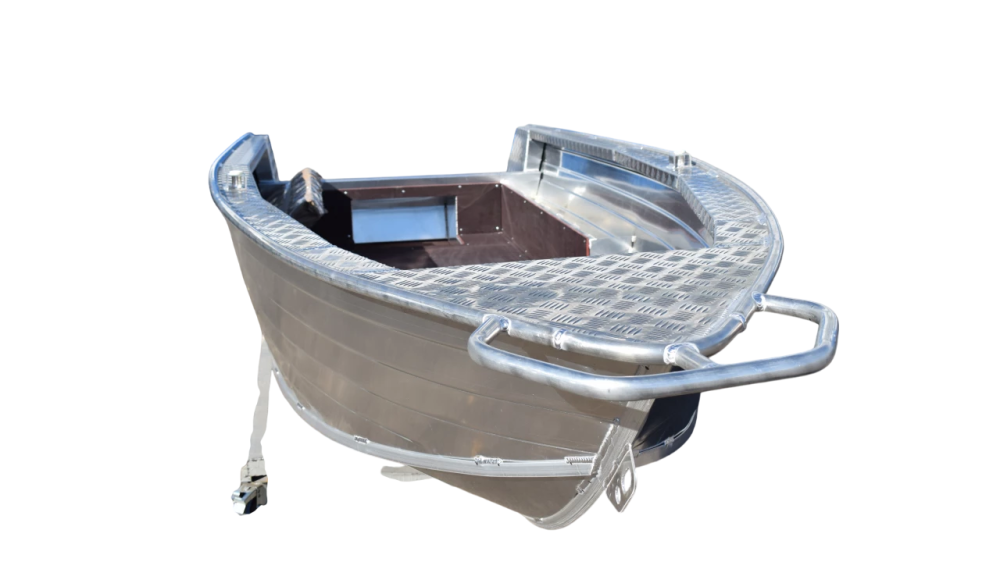 Лодка алюминиевая WYATBOAT-390 P Увеличенный борт