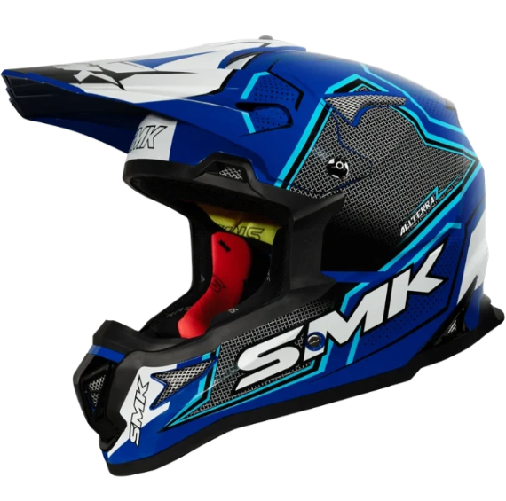 Шлем SMK ALLTERRA MAVERIX синий/белый/серый