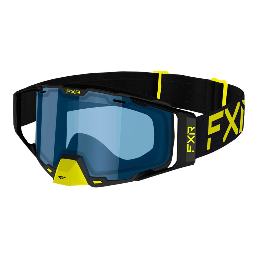 Очки FXR Combat без подогрева Hi-Vis/Black