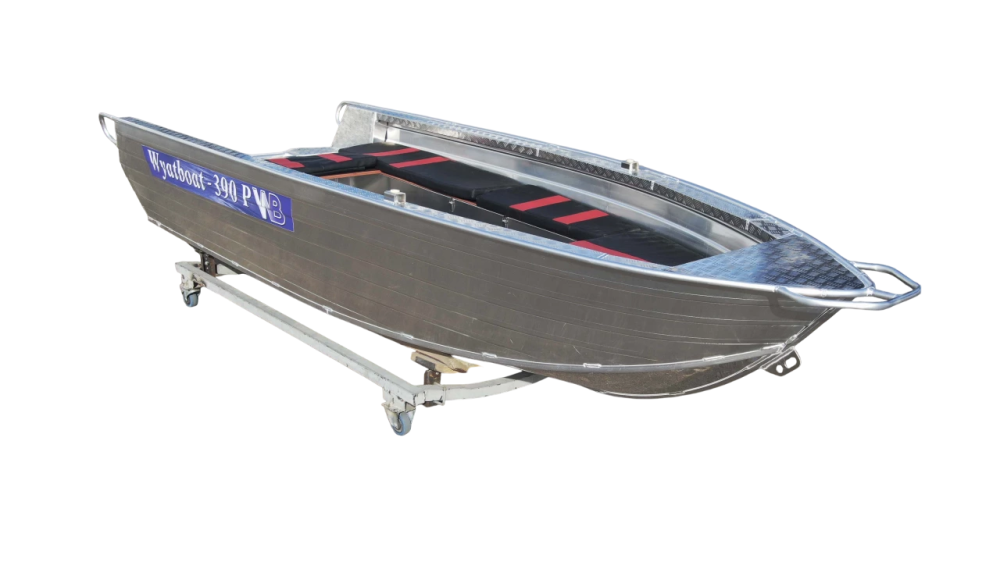 Лодка алюминиевая WYATBOAT-390 РМ Увеличенный борт