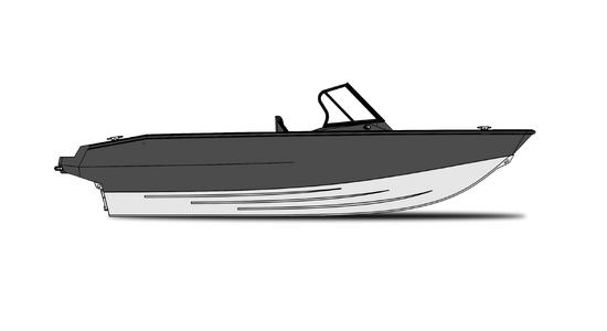 Лодка алюминиевая WINDBOAT 6.0 DCX