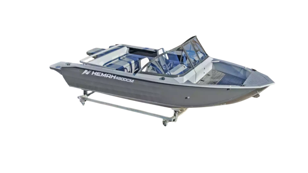 Катер алюминиевый WYATBOAT Neman-480 DCM FISH
