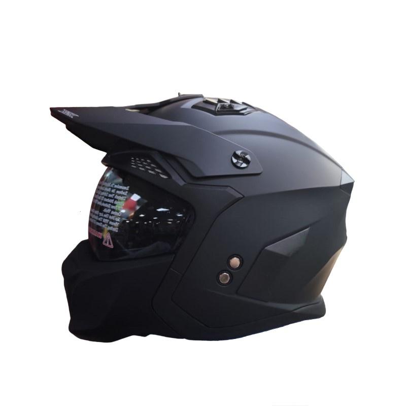 Шлем открытый RSX Samurai (711) (черный/матовый)  НДС