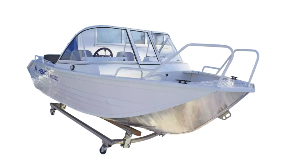 Катер алюминиевый WYATBOAT Neman-450 DC NEW