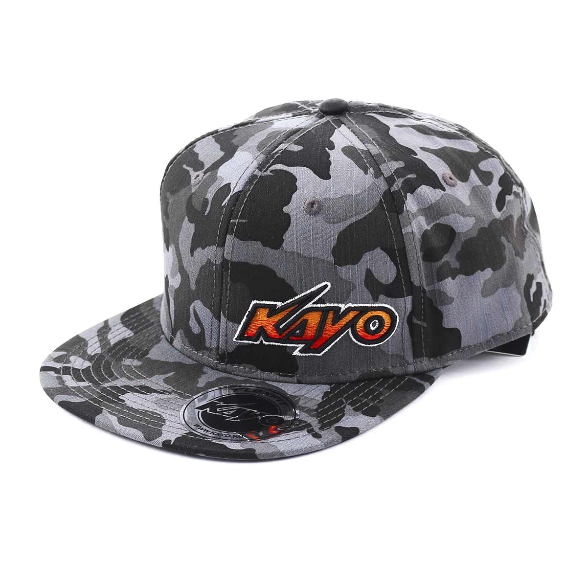 Бейсболка KAYO камуфляж/черная/серая