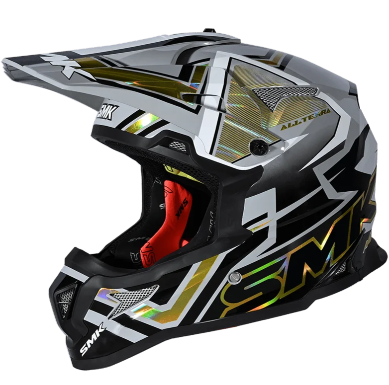 Шлем SMK ALLTERRA X-ACES серый/черный/золотой 