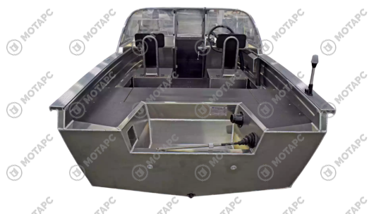 Катер алюминиевый WYATBOAT Neman-400 DCM