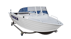 Лодка алюминиевая WYATBOAT-390 Pro Увеличенный борт