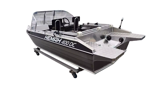 Катер алюминиевый WYATBOAT Neman-400 DC