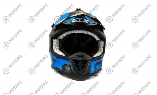 Шлем GTX 633#9 Black/Blue Grey
