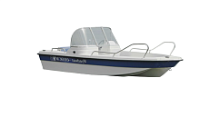 Катер пластиковый WYATBOAT-430 DCM (тримаран)
