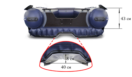 Лодка ПВХ ФЛАГМАН DK 450 JET
