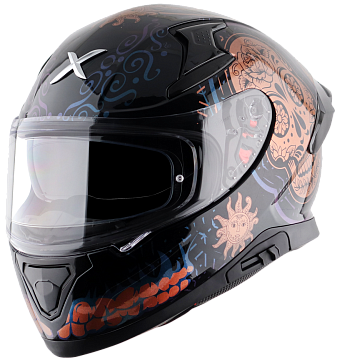 Шлем AXOR Apex Trance-E Черный/Медный