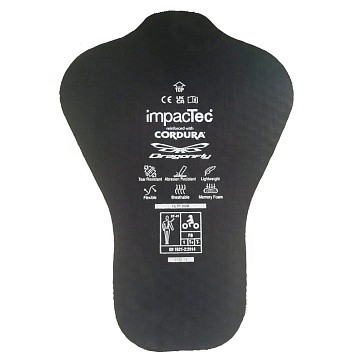 Защитная вставка спины DRAGONFLY ImpacTec FETP-06 M 439/310