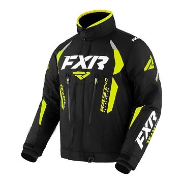 Куртка FXR Team FX, с утеплителем, муж. Black/Hi-Vis 
