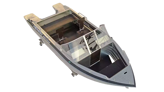 Катер алюминиевый WYATBOAT Neman-450 DCM