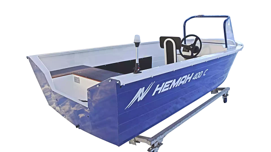 Катер алюминиевый WYATBOAT Neman-400 С
