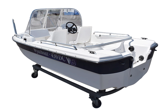 Катер пластиковый WYATBOAT-430 DC (тримаран)