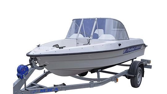 Катер пластиковый WYATBOAT-430 DCM (килевая)