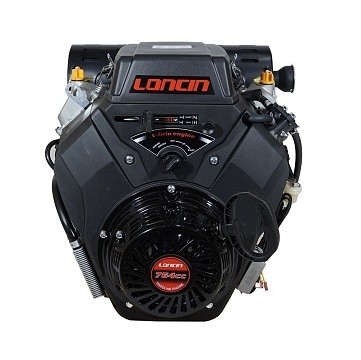 Двигатель LONCIN LC2V80FD V-обр. 2-х цилиндр. 764 см3 D-25мм 20А ручной и эл. стартер 30 л.с.