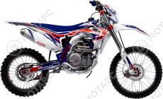 Мотоцикл BSE M8 Factory Blue White