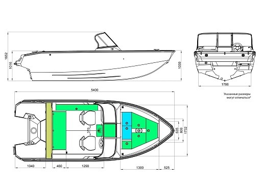 Лодка алюминиевая WINDBOAT 4.9 DCX