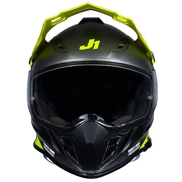 Шлем JUST1 J34 PRO OuterSpase черный/титановый/Hi-Vis