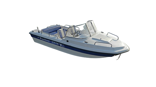 Катер пластиковый WYATBOAT-430 M (тримаран)