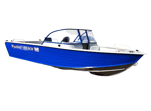 Катер алюминиевый WYATBOAT-490 DCM NEW