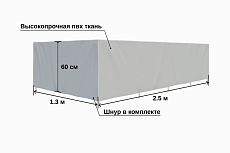 Тент Прицепцентр Титан 2513 2,5х1,3 (h=600mm)