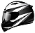 Шлем MT MATRIX INCISOR GLOSS BLACK WHITE SILVER