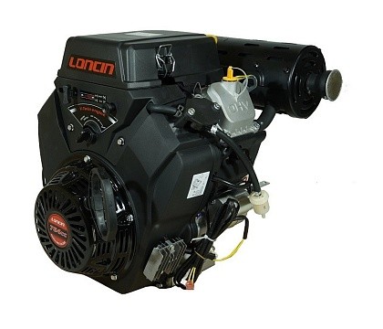 Двигатель LONCIN LC2V80FD V-обр. 2-х цилиндр. 764 см3 D-25мм 20А ручной и эл. стартер 30 л.с.