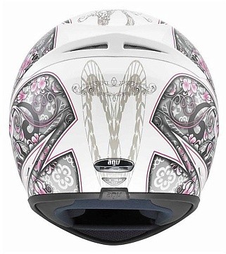 Шлем K-3 AGV MULTI CREW WHITE/SILVER/PINK