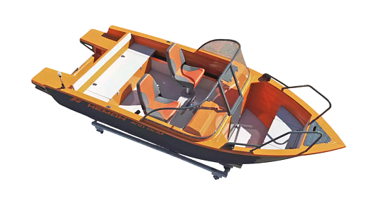 Катер алюминиевый WYATBOAT Neman-400 DCM NEW