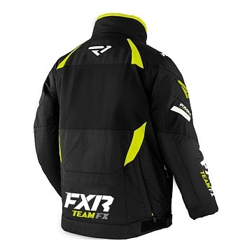 Куртка FXR Team FX, с утеплителем, муж. Black/Hi-Vis 