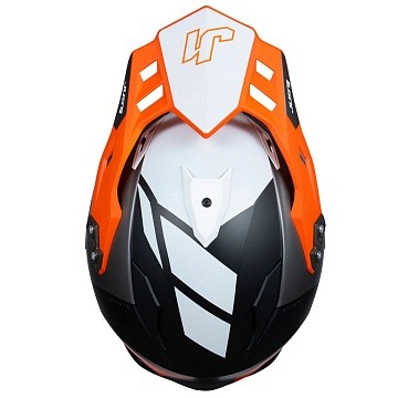 Шлем JUST1 J34 PRO OuterSpase черный/титановый/оранжевый