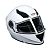 Шлем HIZER 627 Модуляр white Шлем HIZER 627 Модуляр white