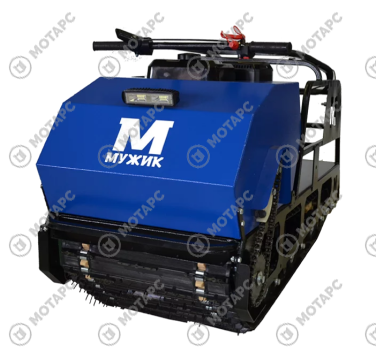 Буксировщик МУЖИК М500 Одногусеничный 15 л.с. (с элек. чекой и АКБ)