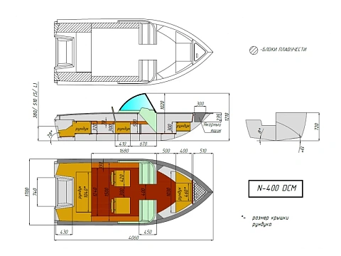 Лодка алюминиевая WYATBOAT Neman-400 DСM