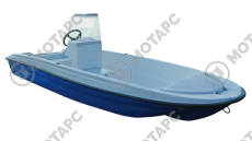Лодка стеклопластиковая WYATBOAT Пингвин с консолью (тримаран)