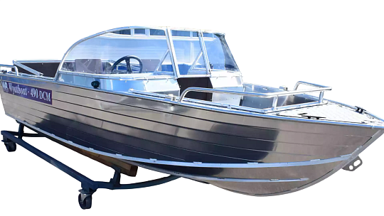 Катер алюминиевый WYATBOAT-490 DCM