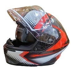 Шлем AIM RH360 Carbon Battle Red