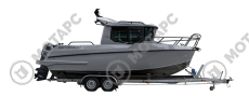 Лодка алюминиевая WINDBOAT 7.0 Cabin