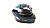 Шлем HIZER J5320 #1 Интеграл black/blue(2 визора)  НДС