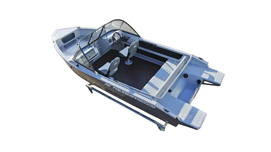 Катер алюминиевый WYATBOAT Neman-480 DCM FISH