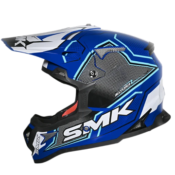 Шлем SMK ALLTERRA MAVERIX синий/белый/серый