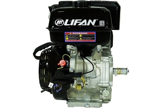 Двигатель LIFAN 190F D25, 3А, 15 л.с. фильтр зима-лето