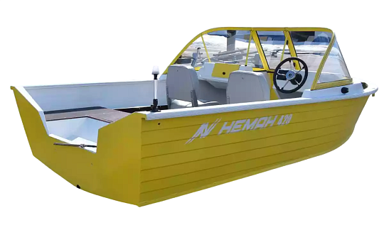 Катер алюминиевый WYATBOAT Neman-420 DCM