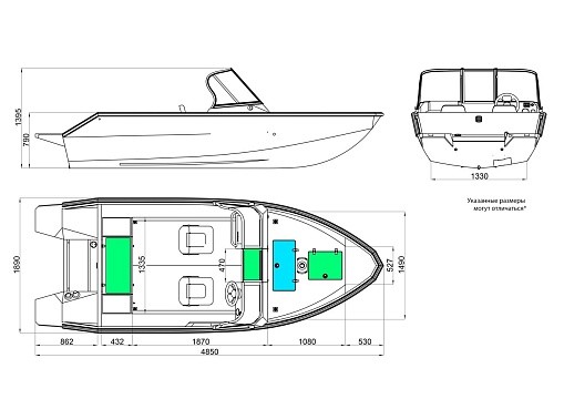 Лодка алюминиевая WINDBOAT 4.5 DCX